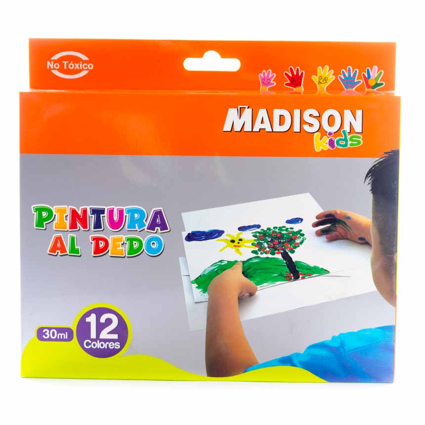 Pintura al Dedo Madison (12 Colores) 30ML