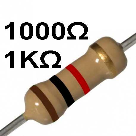 Robotica - resistencia 1000 homios 1K