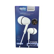Audífono Ewtto ECONOMICO Super Bass En CAJITA