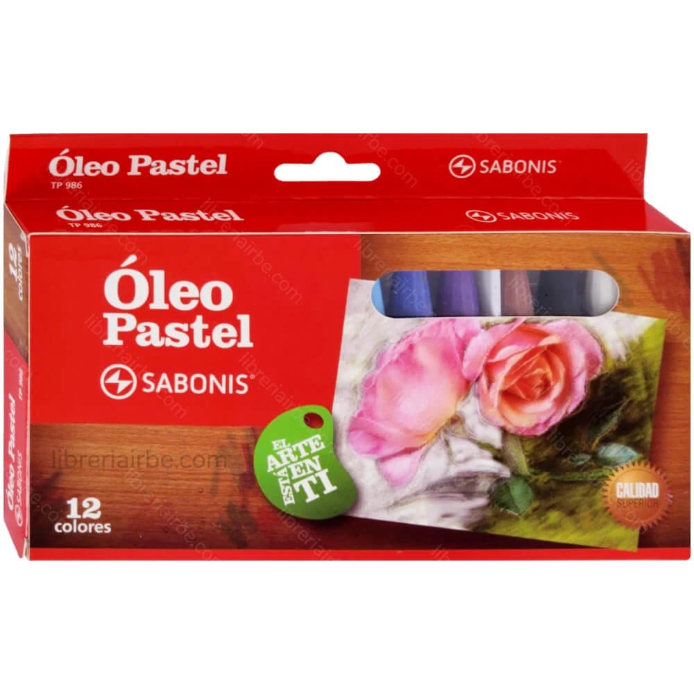 Crayon Oleo Pastel Sabonis 12 Colores