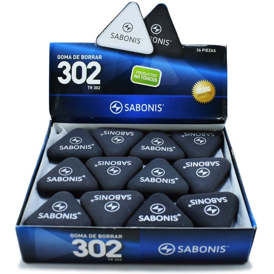 Borradores Sabonis Trangular Pequeño (302) 36pcs Nro 7