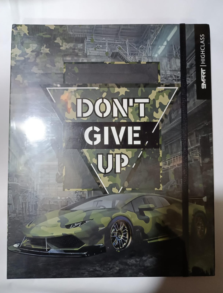 Cuaderno anillado tapa dura con liga Smart Book, con 5 separadores, sujetador de liga, 145 hojas (CARTA)