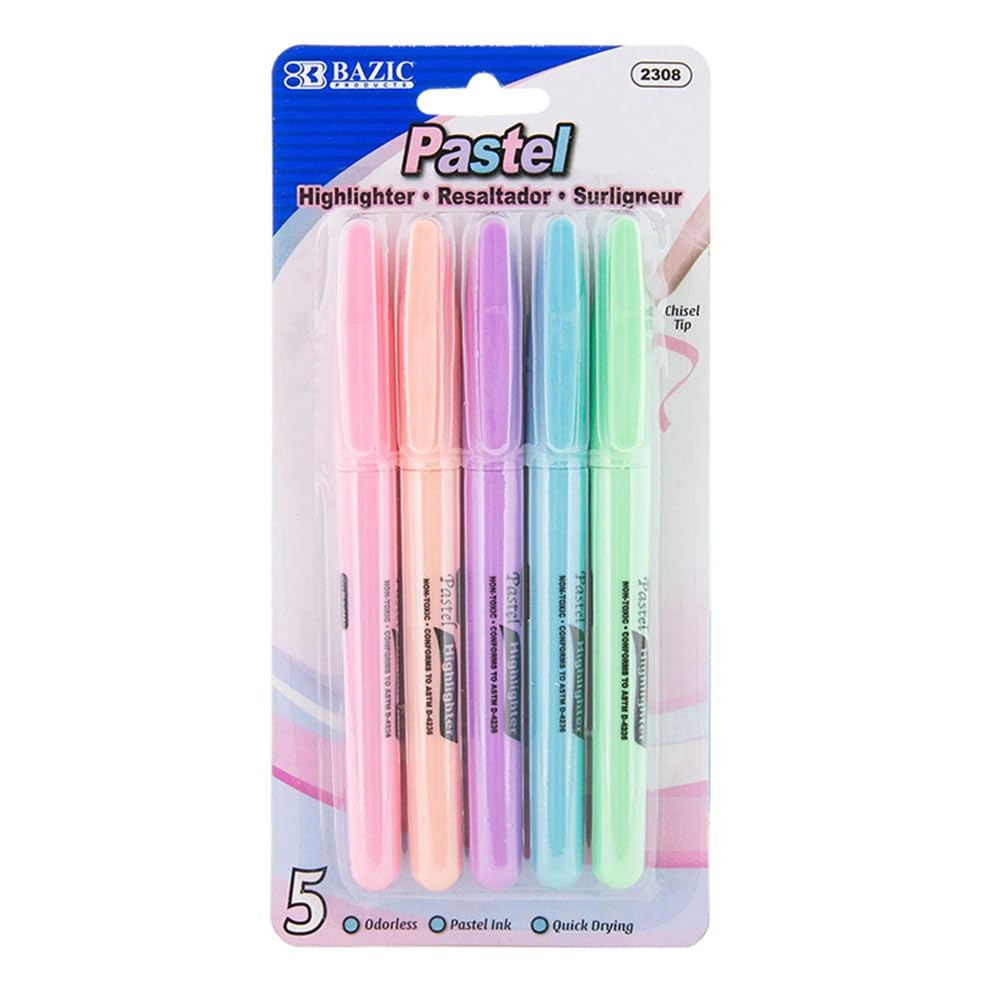 Resaltador Buenomax Pastel 5PCS