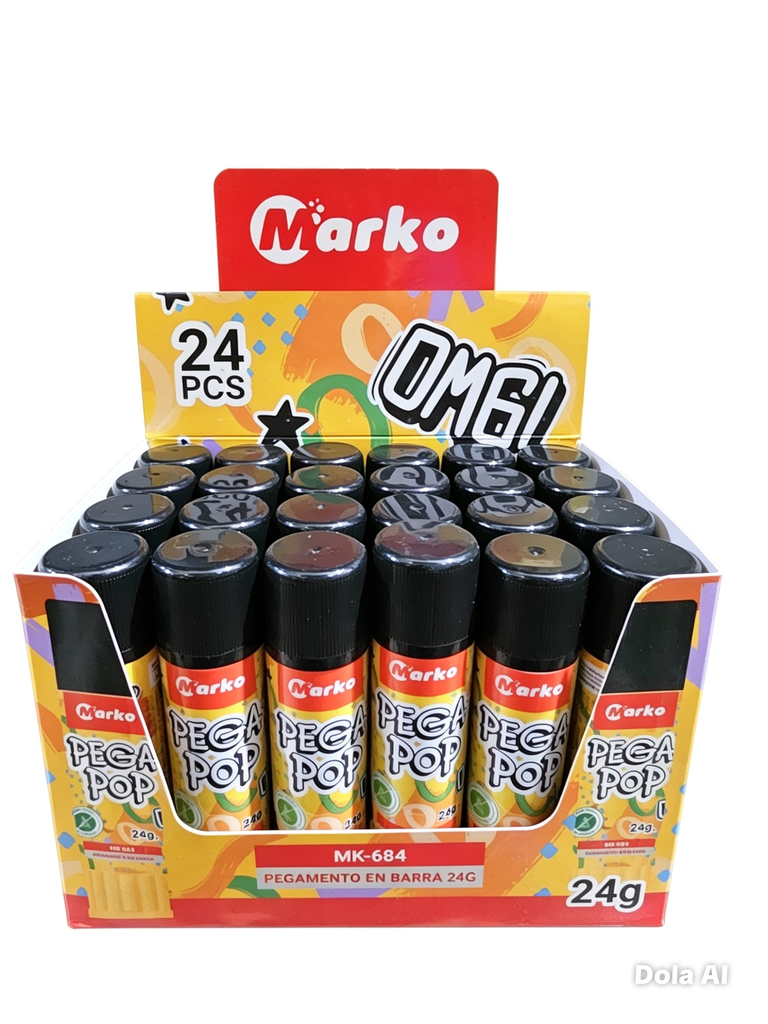 Pegamento en barra MARKO 24GR 24PCS