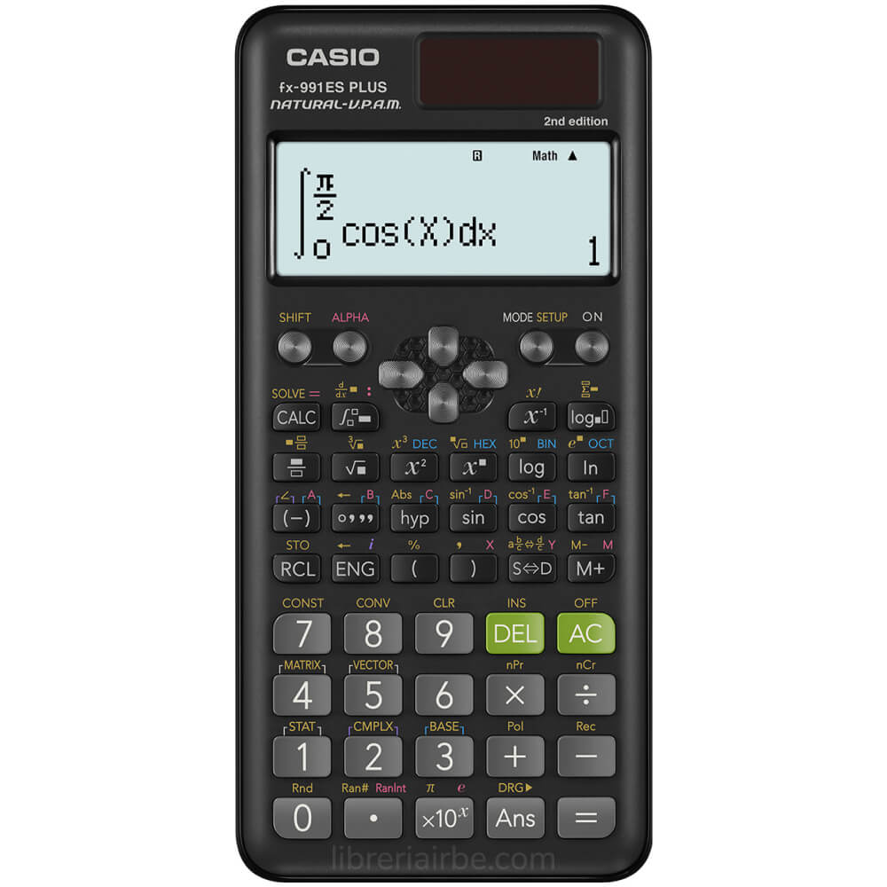 Calculadora cientifica con panel solar CASIO FX-991ESPLUS 417 funciones
