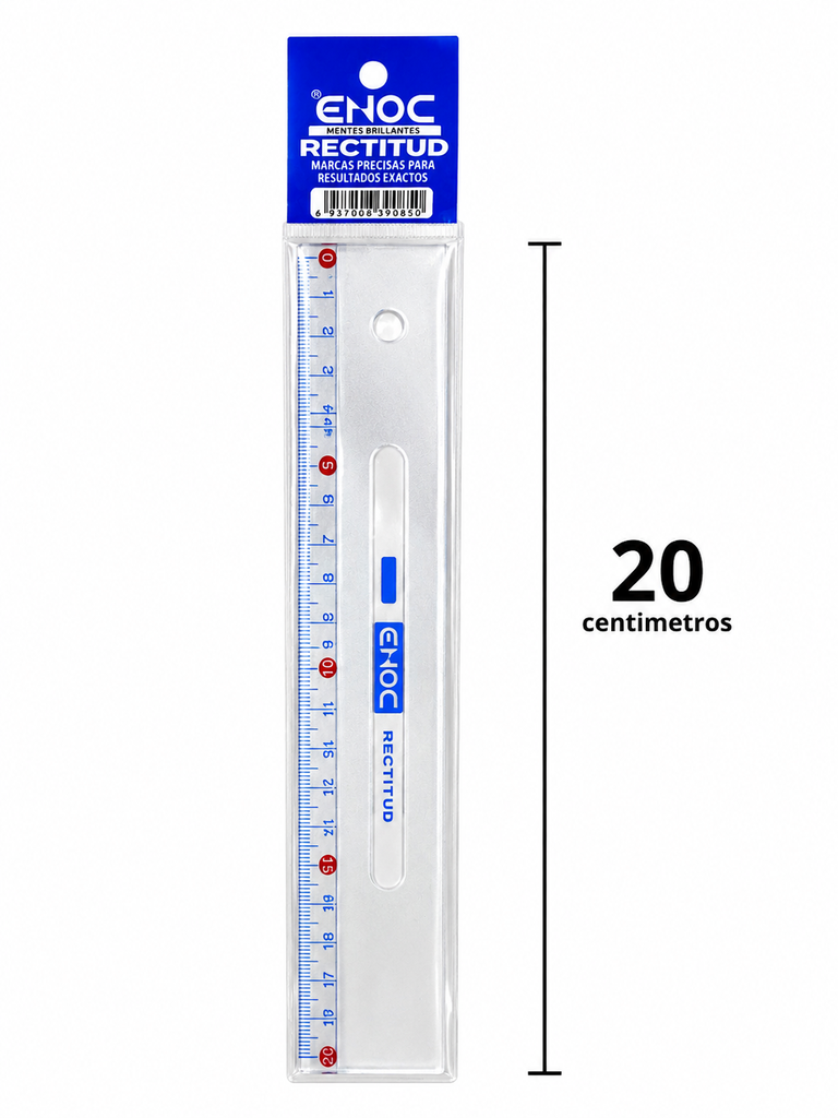 Regla Plastica ENOC 20cm.