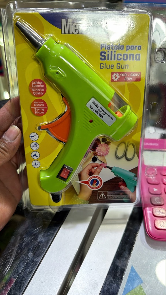 Pistola Merletto con Switch Para Silicona en Barra