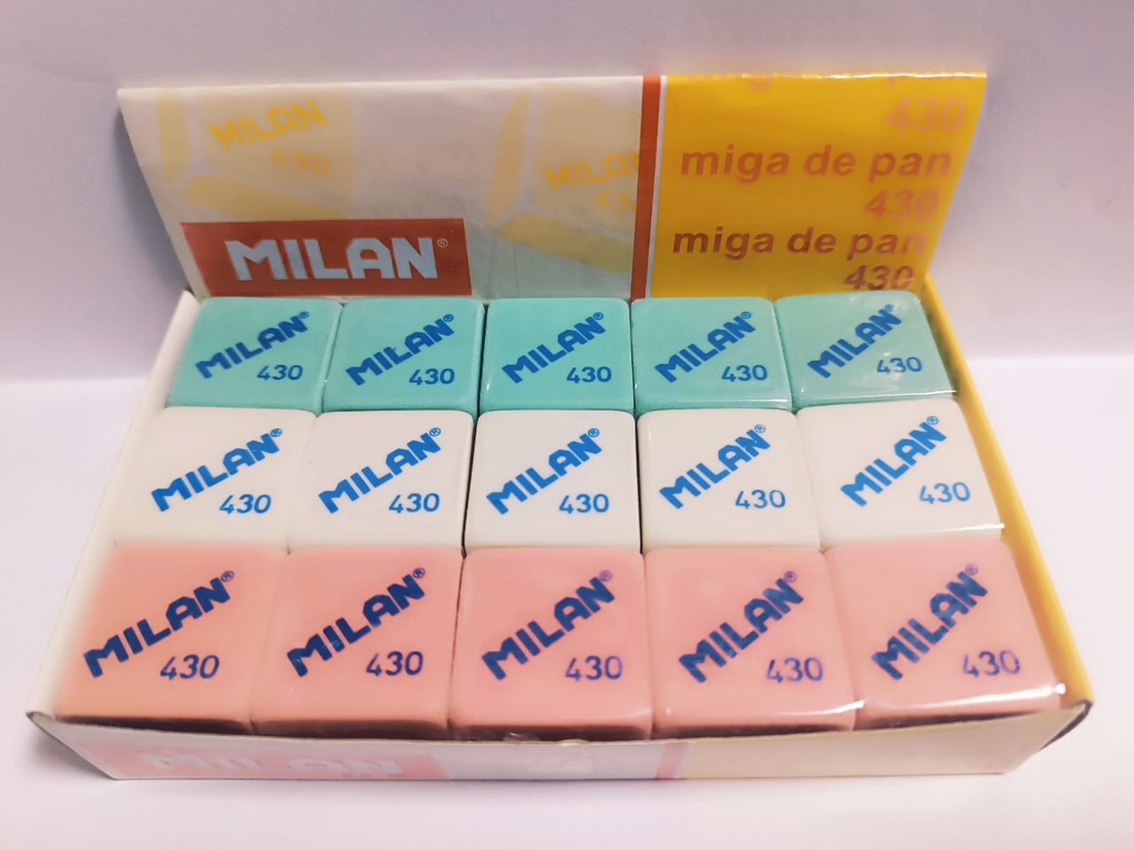Borradores Milan grande 30pcs Nro 15
