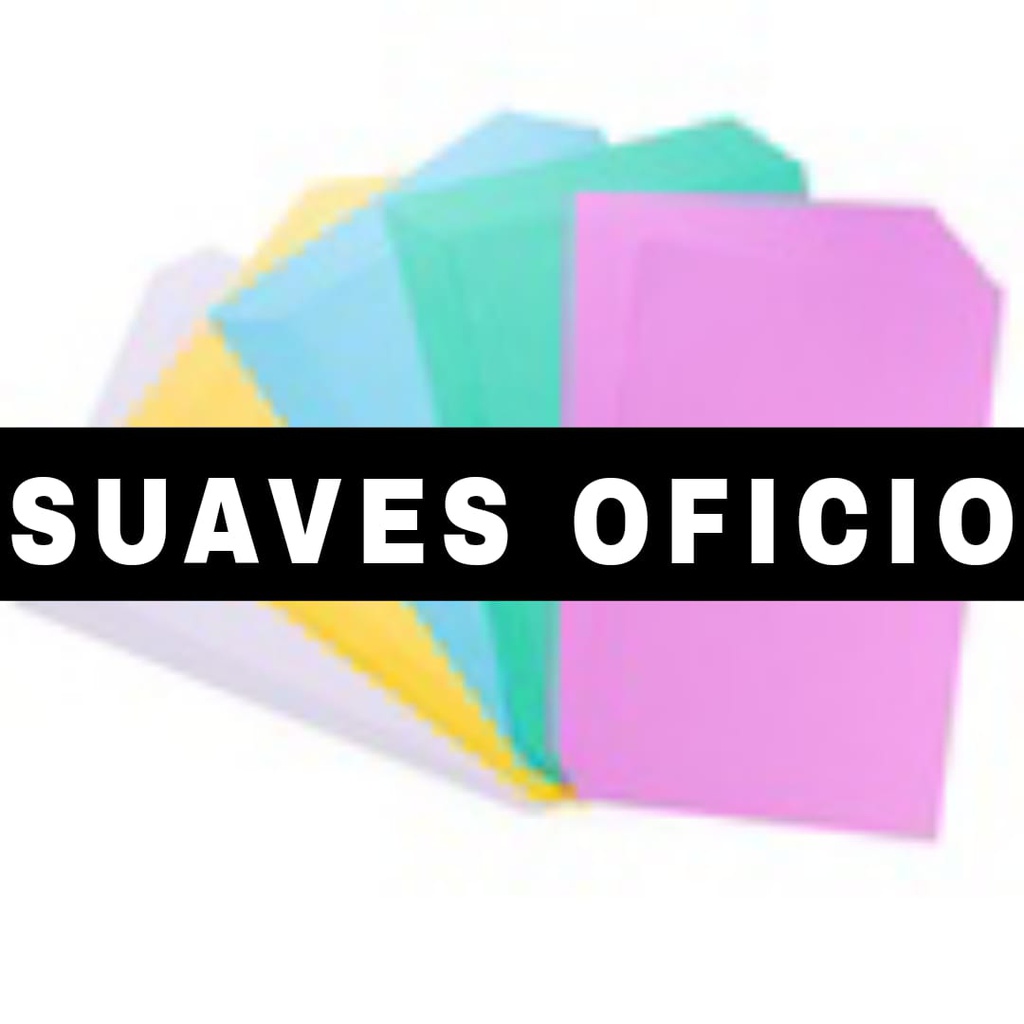 Cartulina Oficio Colores Suaves 100hjs