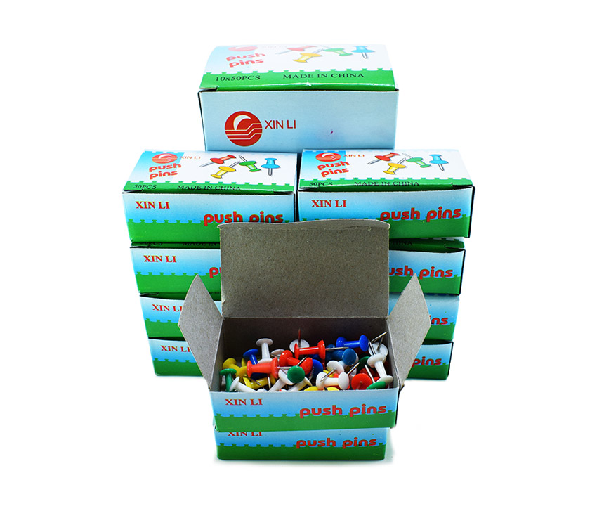 Chinche de COLORES Escolar 10x50PCS
