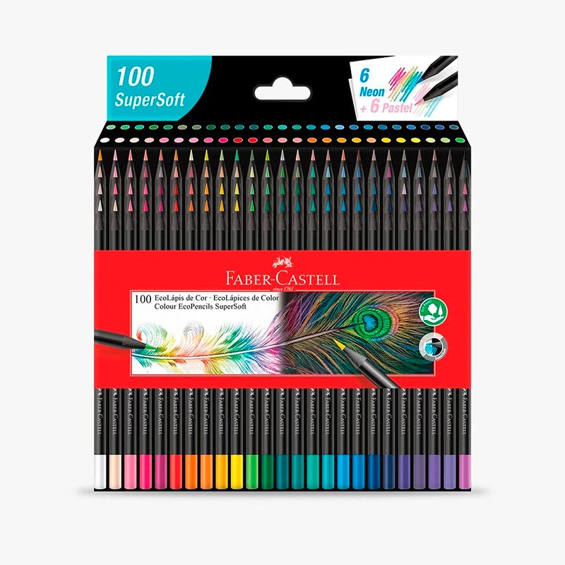 Color Largo Faber Castell Super Soft de 100 Colores