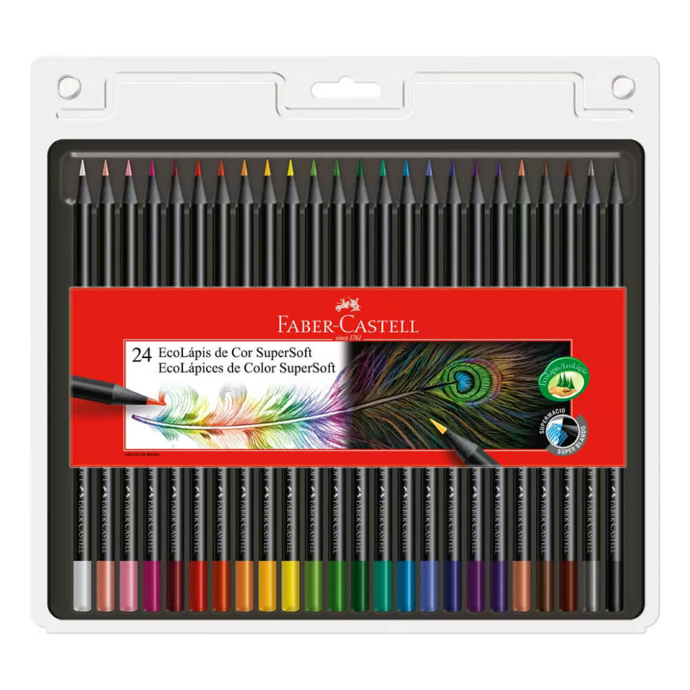 Color Largo Faber Castell Super Soft de 24 colores