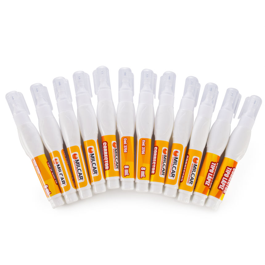 Corrector Liquido Tipo Lapiz Milcar 8ml