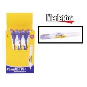 Corrector en Boligrafo Merletto 9ml 12PCS