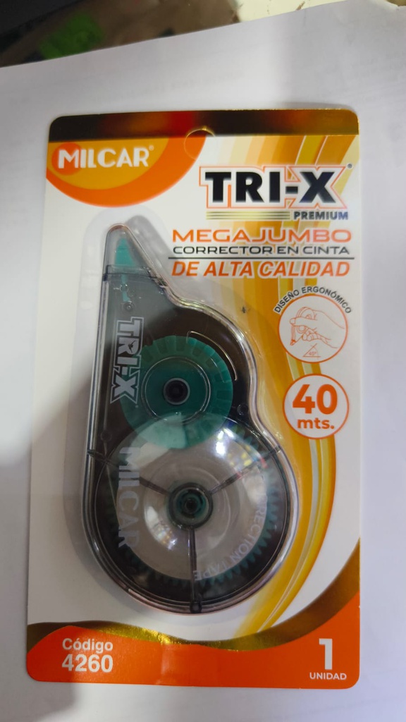 Corrector en Cinta MILCAR 40MTS