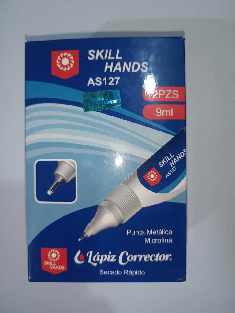 Corrector en Boligrafo Skill Hands 9ml