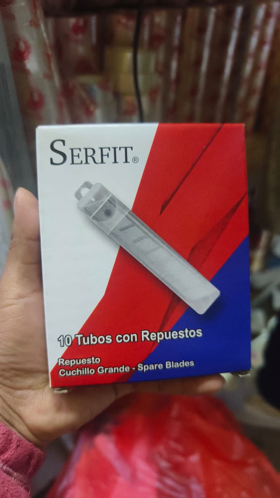REPUESTO DE ESTILETE  SERFI de 10set