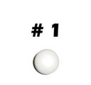 Esfera de plastoformo #1 25PCS