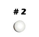 Esfera de plastoformo #2 25PCS