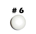 Esfera de plastoformo #6 25PCS