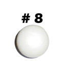 Esfera de plastoformo #8 25PCS