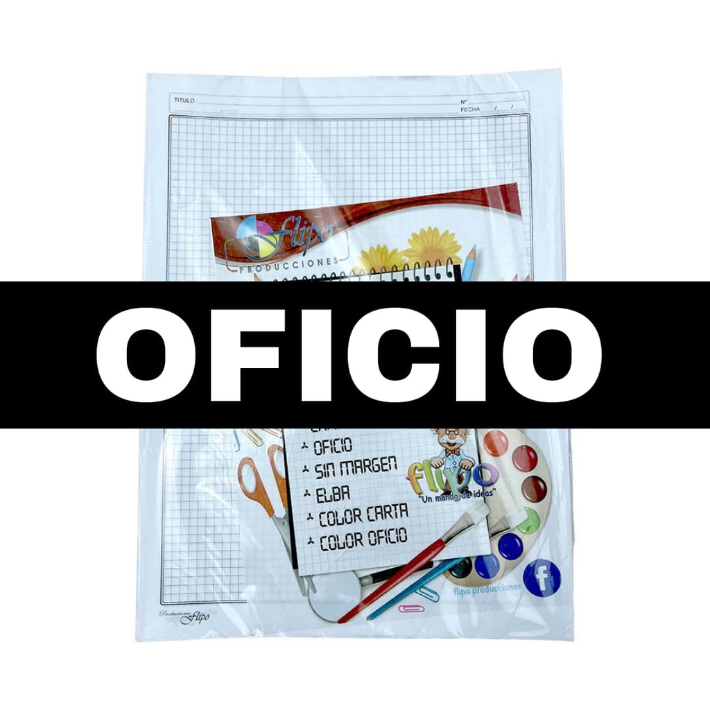 Hojas Cuadernillo Oficio 100 box