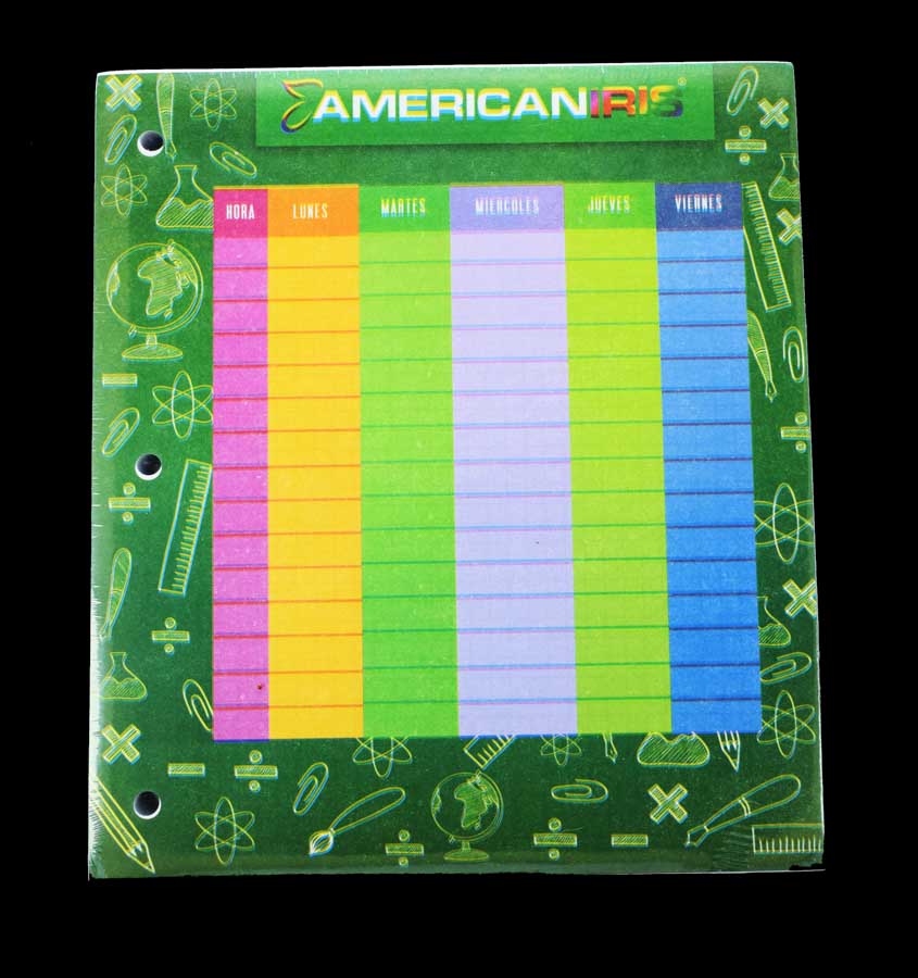 Hojas de Carpeta American Iris 500hjs Normal