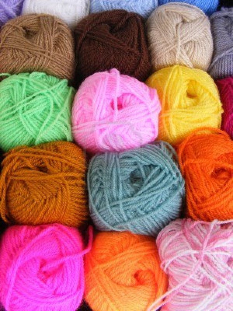 Lana de Colores Semi-Delgado 25PCS