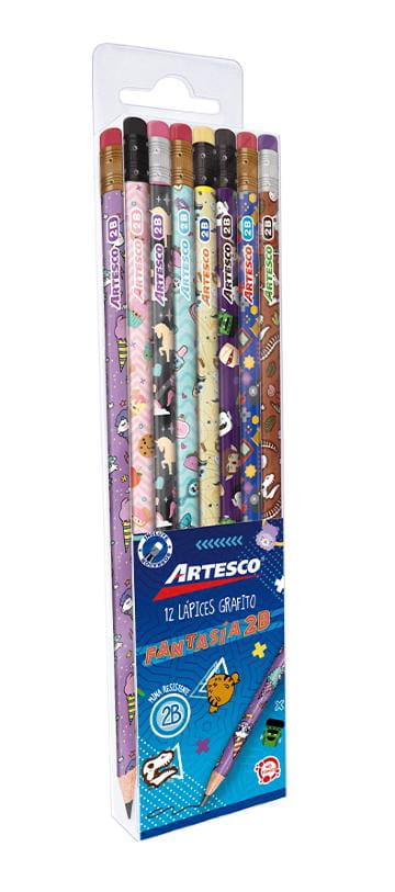 Lapiz Negro Artesco Fantasia Y Trend 12pcs