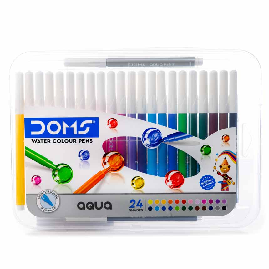 Marcador aqua water colour pens DOMS 24pcs