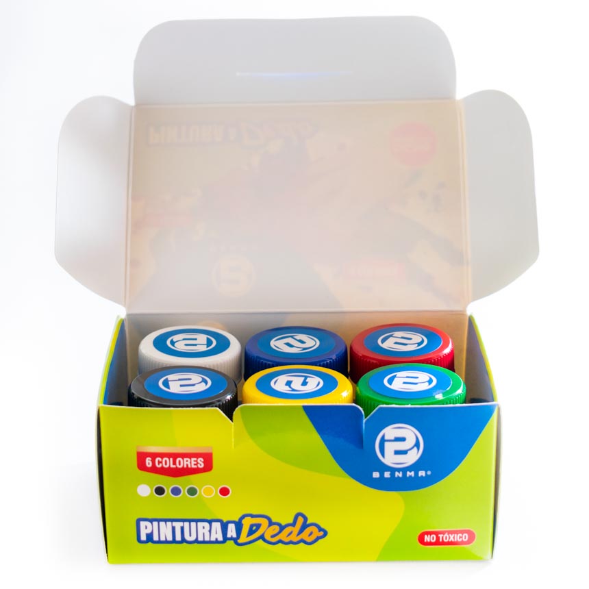 Pintura al Dedo Benma 6 colores