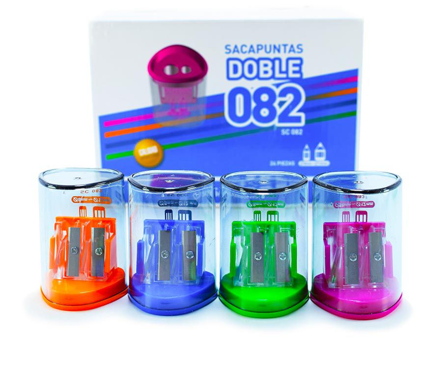 Tajador Doble + Basurero Sabonis (082) 24pcs Nro 2