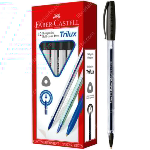 Boligrafo 032 Trilux Faber Castell 12PCS