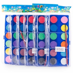 [88-12] Acuarelas Pequeno Economico Frebiel 12 Colores