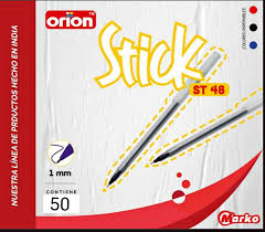 Boligrafo Orion STICK 50PCS
