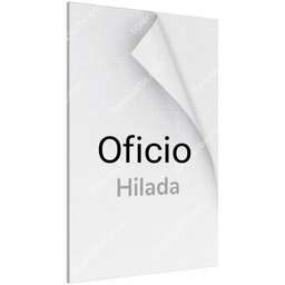 [HI-OFI-BLA] Cartulina HILADA Blanco/Oficio 100hjs