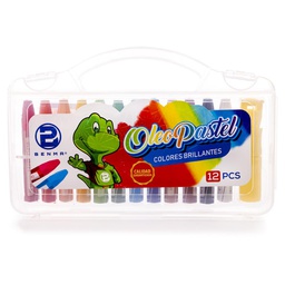 [OP12] Crayon Oleo Pastel Rígido Benma 12 Colores