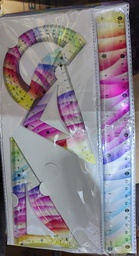 [210033] Estuche geometrico flexible ARCOIRIS FREBIEL 4PCS Nro 7