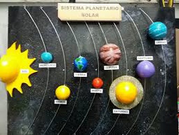 [MSSEPM] Maqueta sistema solar en plastoformo MEDIANO (32X50
