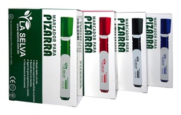 Marcador Acrilico / Pizarra LA SELVA de 12pcs