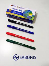 Marcador Indeleble SABONIS Doble Punta CD / DVD 12pcs