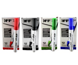Marcador Permanente FF3000 12PCS