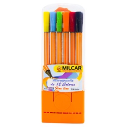 [MF498S] Micropuntas Ultra Fino Sabonis de 12 Colores
