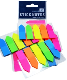 [P01-2] Pestañas Plasticas PEQUEÑAS de 5 Colores 100PCS