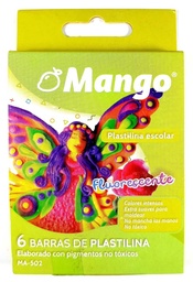 [MA502] Plastilina Mango Fluorescente 6 Colores