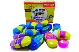 [7218] Tajador Giratorio c.Borrador y deposito Madison 12pcs