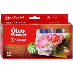 Crayon Oleo Pastel Sabonis 12 Colores