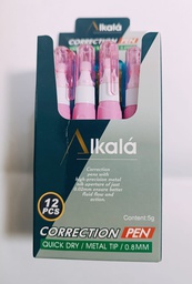 Corrector en Boligrafo Alkala 12PCS