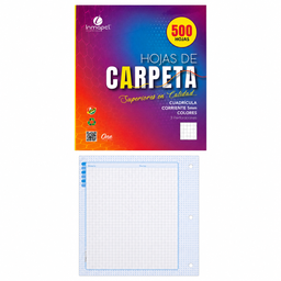 [HJ-CA-CO-IN] Hojas de Carpeta Inmapel de COLORES PASTELES 500Hjs.